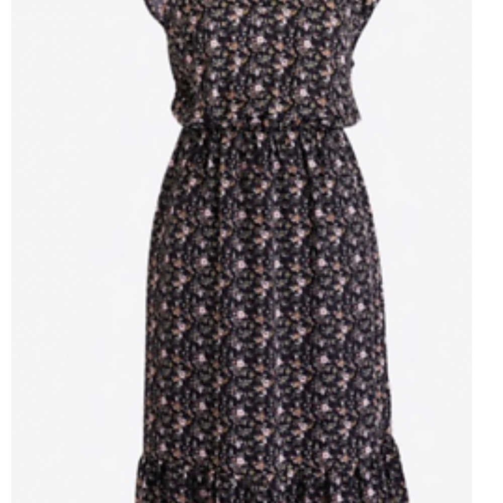 JCREW Cap-sleeve midi dress in super bloom - Picture 2 of 2